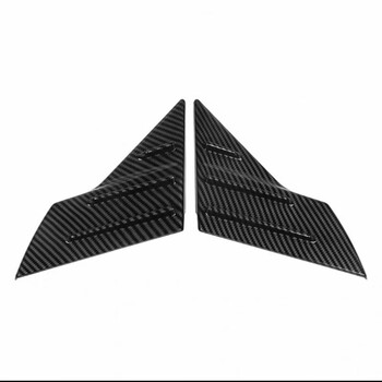 Litian is suitable for lynk & co 02/03/05/09 a-pillar spoiler decorative frame door protection frame triangle frame modification 02/03 spoiler (carbon fiber pattern)