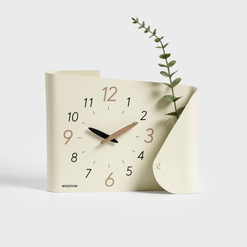 Emitdoog (duo barley) cream style home clock living room decoration entrance desktop tv cabinet wine cabinet creative desk clock cream rice no specifications