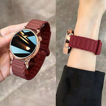 Sae smart watch for women with high appearance and compact 2026 new wechat payment magnetic silicone nfc bluetooth call multi-function sports watch suitable for android ios mobile phones main picture model call * wechat dual payment * nfc * heart rate sleep monitoring multi-function