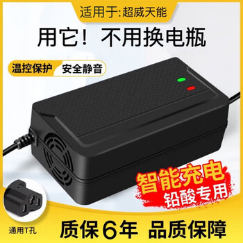Suitable for chaowei tianneng universal two-wheeled and three-wheeled electric vehicle battery car charger 48v60v72v96v20ah full self-stop type 48v20ah universal t hole