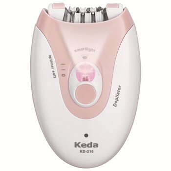 Keda kd-216 electric epilator for hand hair, face hair, leg hair, pubic hair with type-c line