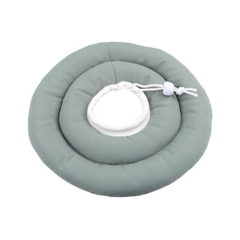 Hippie dog (hipidog) elizabeth collar cat collar cat collar dog headgear collar cat pet dog supplies anti-biting and anti-licking green collar (random spring buckle) xxxl*50