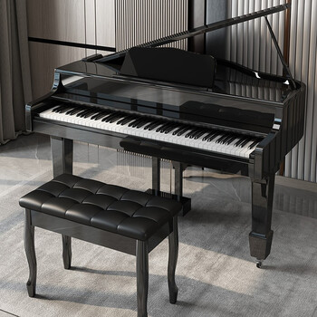 Kawaii grand electric piano 88-key hammer home grade examination performance student vertical digital adult electronic piano black