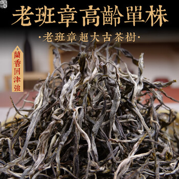 Mingguan zhongpin 2022 spring tea lao banzhang elderly single ancient tree loose tea cow tea yunnan ancient tree loose tea pu'er tea 500g