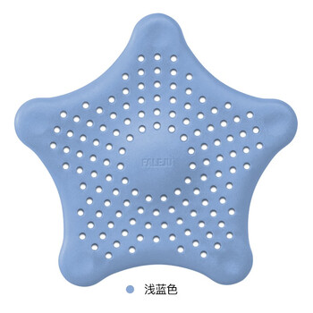 Farleehomes bathroom hair filter washbasin washbasin bathtub anti-hair net bathroom sewer floor drain net cover light blue