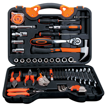 Lucius 108-piece household tool box set hardware tool set home maintenance multi-functional telecommunications carpentry electrician 55-piece auto repair tool set
