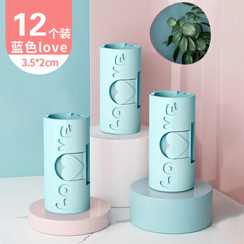 Jingdie 12-pack new bed sheet fixing clip, duvet cover and sheet fixing clip, anti-slip bed sheet buckle clip, large blue, universal style 12 pieces, suitable for all seasons