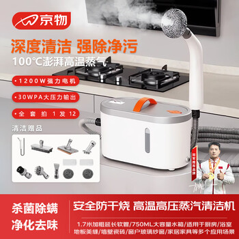 Jingwu high-pressure and high-temperature steam cleaner kitchen range hood air-conditioning cleaning machine household appliances household all-in-one machine multi-functional cleaning tool whole house cleaning artifact high power portable t6 enhanced version whole house cleaning high temperature and high pressure