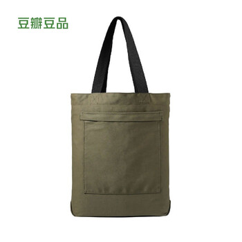 Douban doupin classic canvas bag-olive green large capacity casual simple shoulder bag handbag unisex