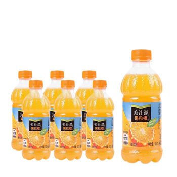 Coca-cola minute maid fruity juice drink coca-cola fruity orange 300ml*6 bottles