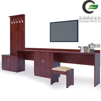Sailotou hot-selling can be customized express hotel tv cabinet writing desk business apartment furniture hotel bed luggage rack hanging clothesboard electricity 2m combination tv cabinet default items