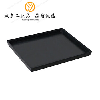 Electrostatic square plate black material box parts tool component box plastic turnover box plastic tray shallow plate plastic tray no. 11 square plate outer size 380*310*28 reinforcement