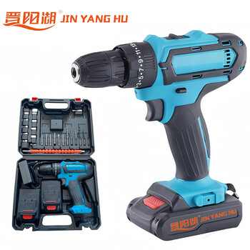 Jinyang lake electric impact hand drill screwdriver rechargeable-lithium battery technology 1 set