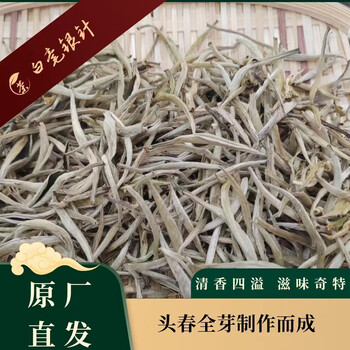 Mingsheng yunnan alpine ancient tree special grade pekoe silver needle white tea moonlight white bulk tea large pekoe manufacturer wholesale 250g