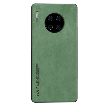 99% new, heat, suitable for huawei mate30 mobile phone case, huawei mate30 protective cover, upgraded skin texture, lambskin matte lens, all-inclusive, men's and women's silicone - dark night green
