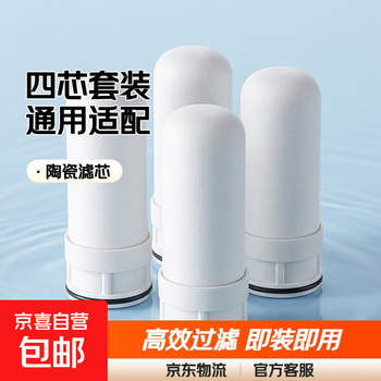 Universal ceramic filter element for water purifier suitable for joyoung meiling oaks changhong tcl jinshun faucet 4 pack faucet water purifier ceramic filter element