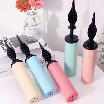 Shicai balloon pump hand push air pump inflatable birthday wedding balloon tool artifact strong and durable 2 pack