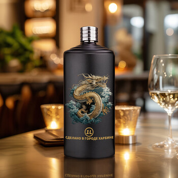 Snake 304 stainless steel wine bottle thickened 1 to 2 pounds for liquor portable portable painted wine bottle outdoor wine set 2 pounds longteng sihai 4 cups and 1 drain