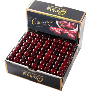 Spicy youthful chilean cherries fresh seasonal jjj black pearl big cherry fruit for pregnant women 5000g (net weight) gift box selected grade j gram