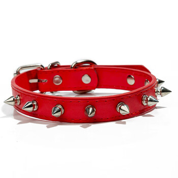 Yanxiang anti-bite pet collar rivet collar anti-bite rivet pet dog collar x red s