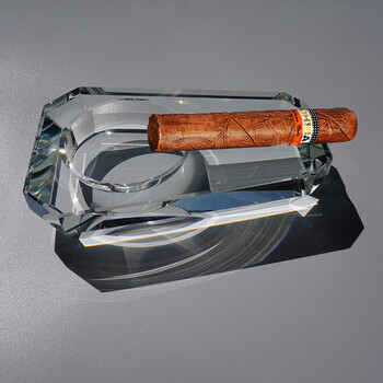 Molson cigar ashtray personalized creative fashion living room decoration ktv artificial crystal glass ashtray cigar ashtray