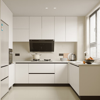 Oppe oppe home small apartment simple cabinets quartz stone countertops integrated kitchen integrated cabinets storage cabinets customized prepayment