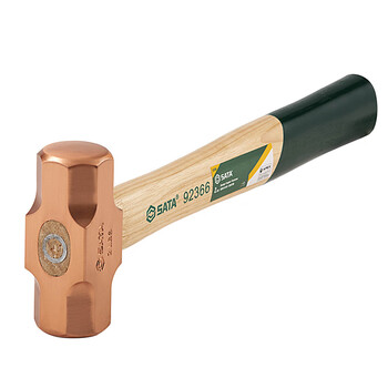 Sata octagonal copper hammer 92366 walnut handle octagonal copper hammer 2 pounds)