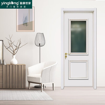 Yingkang shijia bamboo wooden door y pressure line series kitchen and bathroom door new door 666yc 667yc 667yc