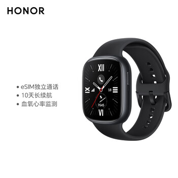 Honor watch 4 national subsidy obsidian black esim independent call smart watch nfc multiple sports modes blood oxygen and heart rate monitoring for male and female couples gs3i