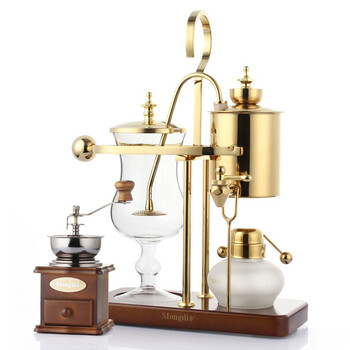 Mongdio royal belgian coffee pot siphon pot coffee pot set home coffee machine manual fashion gold