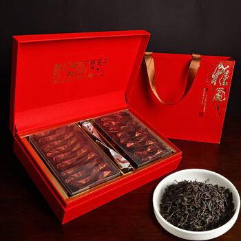 Jingyao duck shit fragrant single cluster tea gift box gift box high mountain tieguanyin tea wuyi dahongpao factory direct sales green pu'er tea 252g small bubble gift box