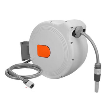 Bora cleaning tools automatic telescopic recycling hose reel car wash water gun water pipe storage rack pipe winding nozzle high-pressure water drum brush automatic pipe winder - 20 meters