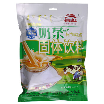 Changhong yuandu ranch extra strong fragrant rice salty milk tea powder pu'er sweetness 400g bag made in inner mongolia extra strong original salty tea 400gx2 bags