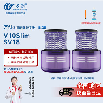 Wanchuang is suitable for dyson vacuum cleaner accessories v10slim/sv18 lightweight version special rear filter element accessories