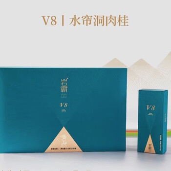 Yanba v8 shuiliandong cinnamon has a rich aroma of cinnamon, floral and fruity aroma, rock rhyme v8 shuiliandong cinnamon 18 bubbles 158g