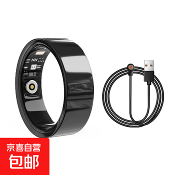 V4 ceramic smart ring nfc access control heart rate blood oxygen sports health sleep monitoring pedometer tk8 smart health black no. 7 magnetic cable charging