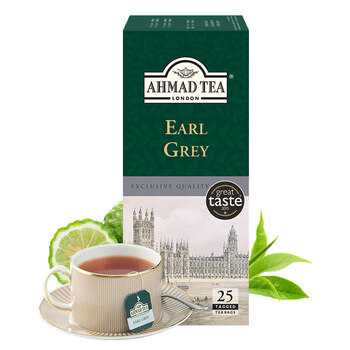 Ahmad tea british ahmad tea imported tea british classic earl gray black tea bag 2g 25 bags earl gray black tea 7 pieces 50g (2g*25 bags)
