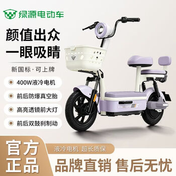 Luyuan's new national standard long-range electric bicycle 48v21a commuting lead-acid battery bicycle for boys and girls, romantic purple, liquid-cooled patented motor, 10-year warranty, 48v21a chaowei lead-acid battery has a range of about 80km