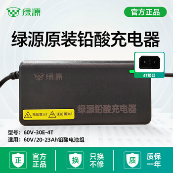 Luyuan electric vehicle charger original genuine lead-acid battery battery vehicle dedicated 48v/60v/72v official store new 6-proof 60v-30e-4t