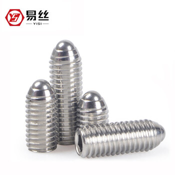 Easy 304 stainless steel wave ball positioning screw wave ball steel ball tight spring ball head plunger m3m4m5m6m12 m10*20