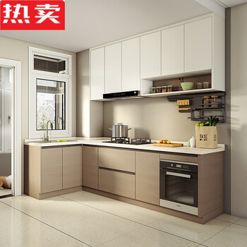 Renjuyi custom cabinets custom kitchen integrated stove small apartment quartz stone kitchen cabinets integrated cabinets custom whole house 1399 linear meters