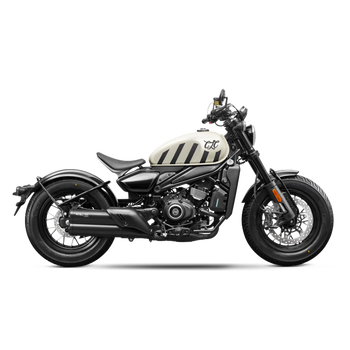 Cfmoto chunfeng 450cl c single-seat version 2024 motorcycle retro car store pick-up coconut milk white (full model)