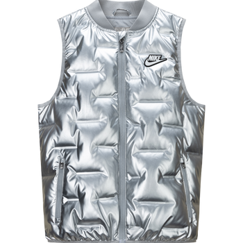 Nike nike children's clothing down vest for boys and girls winter new children's warm top vest silver gray 140/68 down filling 60g recommended height 128-140cm