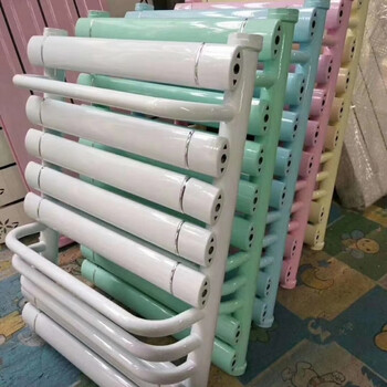 Diono all-copper aluminum composite small basket bathroom radiator household water floor heating radiator wall-mounted bathroom 400 center distance 600 high 7+4