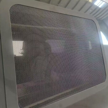 Aigechen datong v80v90 transit special window anti-mosquito net rv modification accessories king kong mesh window screen sun protection and heat insulation suitable for glass window inner diameter 400x400 spot