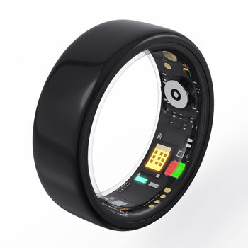 Magic fish smart ring new r11 bluetooth heart rate health blood oxygen blood pressure sleep monitoring remote care sports pedometer wearable waterproof couple ring yaoyehei 7#