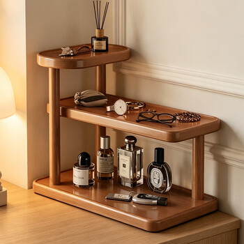 Ou runzhe desktop storage rack entrance entrance storage rack antique style aromatherapy jewelry display shelf 30cm long