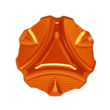 Litian is suitable for 24 models of ktm duke390 modified auxiliary water tank cover, new 390 duke oil pump cover, water tank mouth cover, auxiliary water tank cover, orange