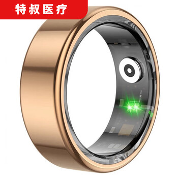 Xieli universal smart ring waterproof blood sugar blood pressure blood oxygen sleep heart rate pressure monitoring bluetooth ring 11 gold (titanium alloy scratch resistant)