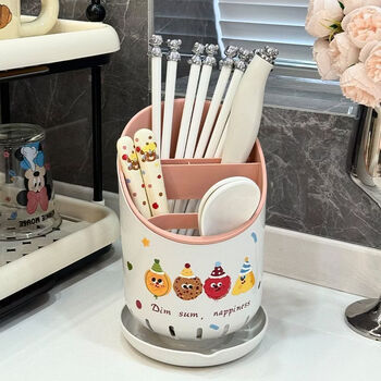 Crhmmflf chopstick storage box kitchen chopstick cage wall-mounted chopstick cage home new tableware rack internet celebrity hot style desktop
